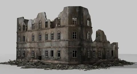 Ruined buildings