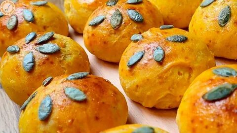 Булочки из тыквы из тыквенного теста