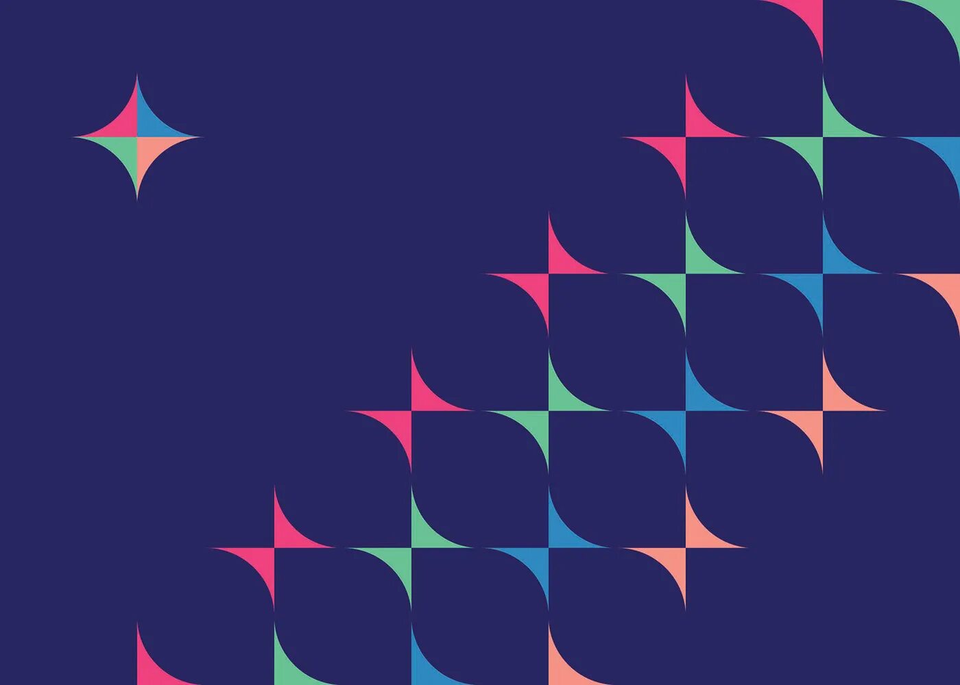 Circle grid. Poster grid.