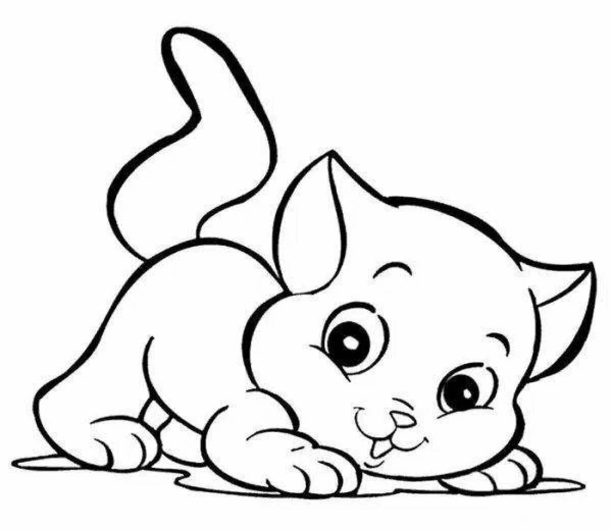 Раскраска котенка для детей 3 4 лет. Котенок. раскраска. раскраска. котики. котенок для раскрашивания. раскраска кошечка.