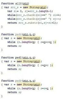 While string