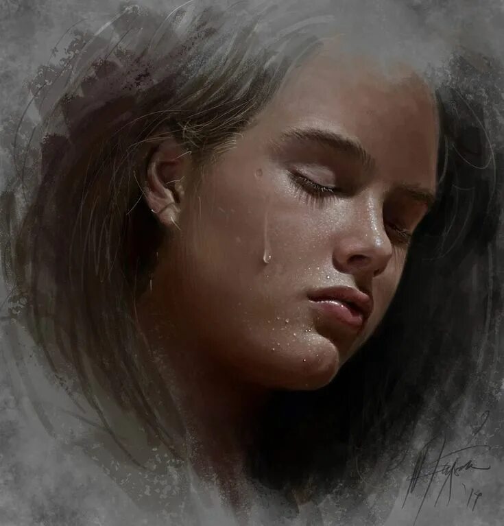 Плачущая красавица