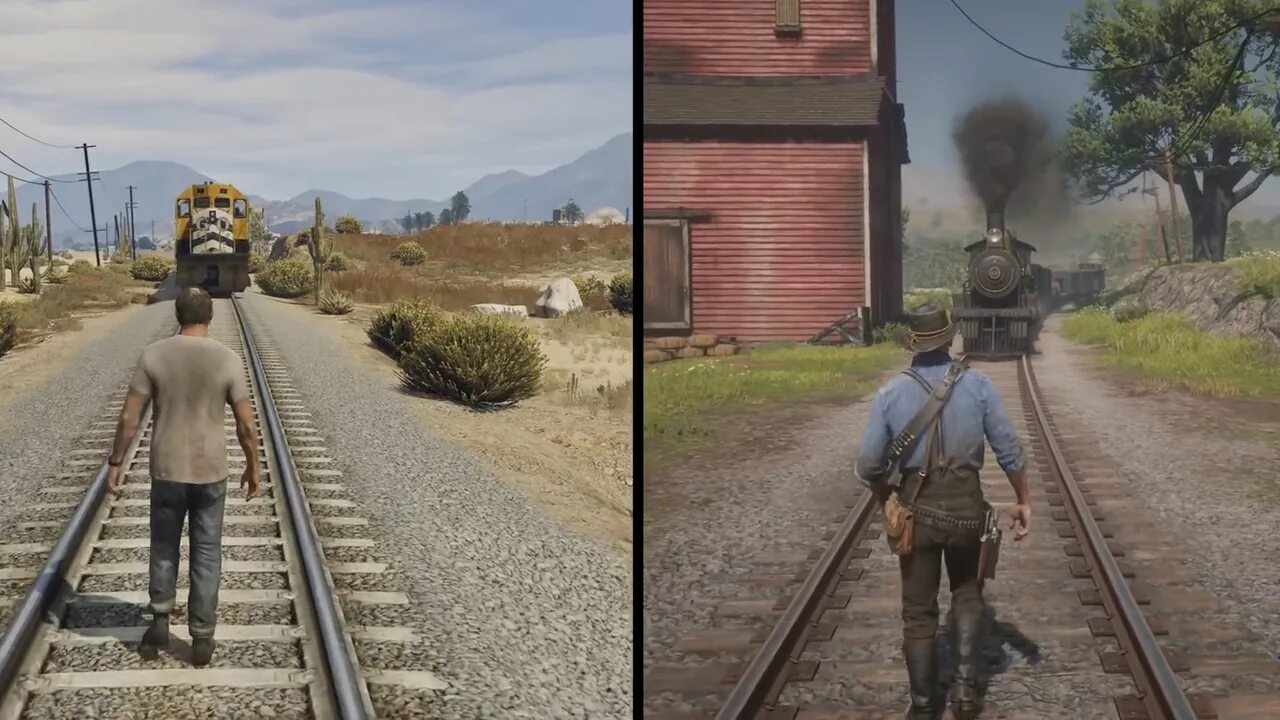 GTAV rdr2. Red Dead Redemption 2 gta5. GTA 5 vs Red Dead Redemption 2. Red Dead Redemption GTA.