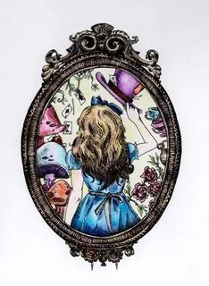 Алиса в Зазеркалье идеи для рисунка.