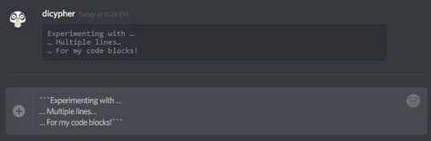 Discord text
