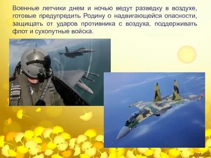 Презентация летчиков