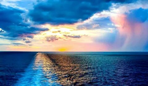 Бескрайний простор моря
