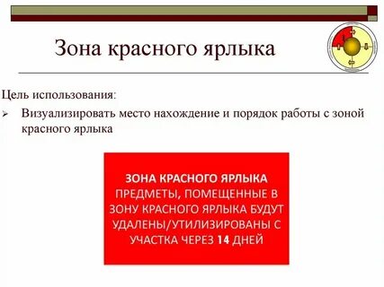 Схема красной зоны