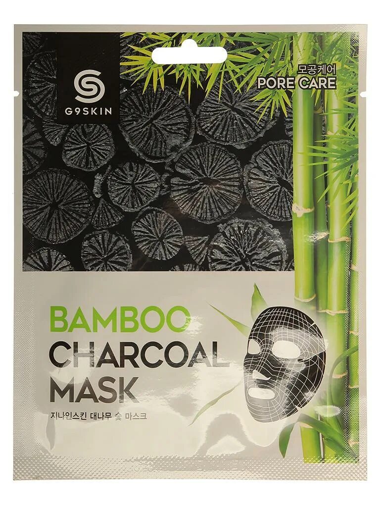 Charcoal маска для лица. Bamboo Charcoal маска. Корейская маска с углем. Маска тканевая с бамбуковым углем.