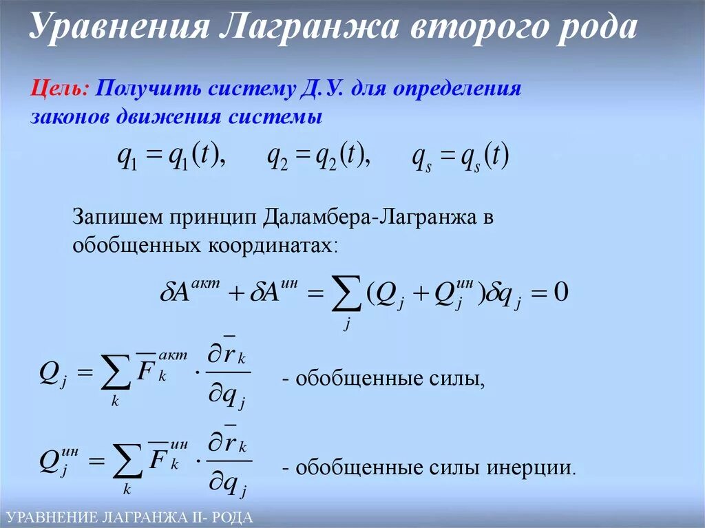Лагранжа 2 рода. Уравнение лагранжа 2 рода. уравнение лагранжа 2 рода теоретическая механика. уравнение 2 рода уравнение лагранжа. уравнение лагранжа дифференциальная форма.