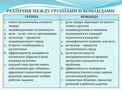 Чем отличается группа от категории. Чем отличается группа от категории