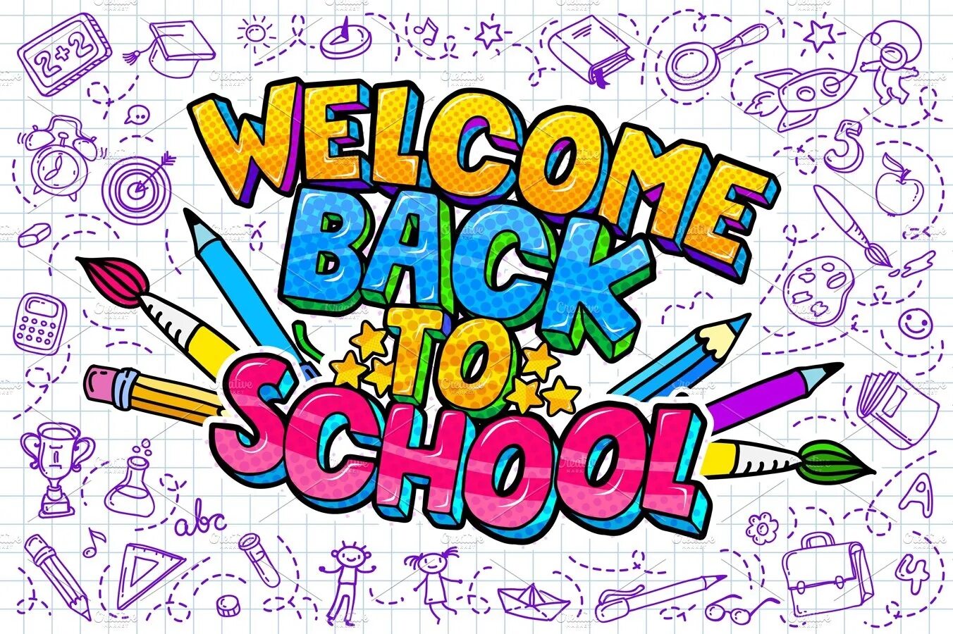 Welcome to our fun. Back to school надпись. плакат back to school. welcome back to school. плакат welcome back to school.