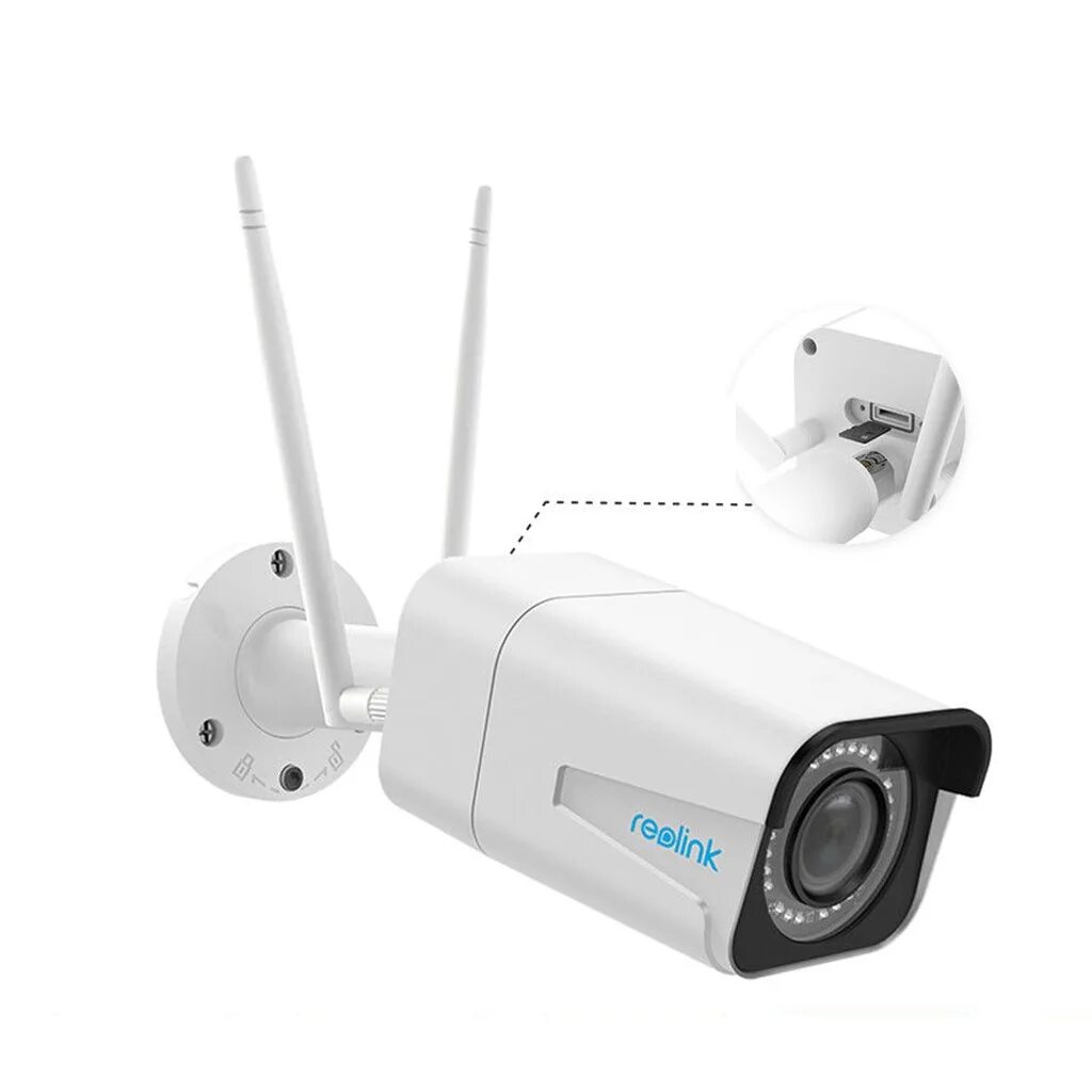 IP-камера Reolink RLC-511. Reolink Wi-Fi камера. Видеокамера цветная кубическая со встроенным микрофоном и Wi-Fi. Где приобрести камеру реолинк.
