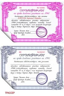Маше подарили на день рождения сертификат
