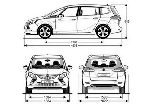 Габариты зафиры б. Длина Опель Зафира. Opel Zafira габариты. Опель Зафира б длина кузова. Длина Опель Зафира б.