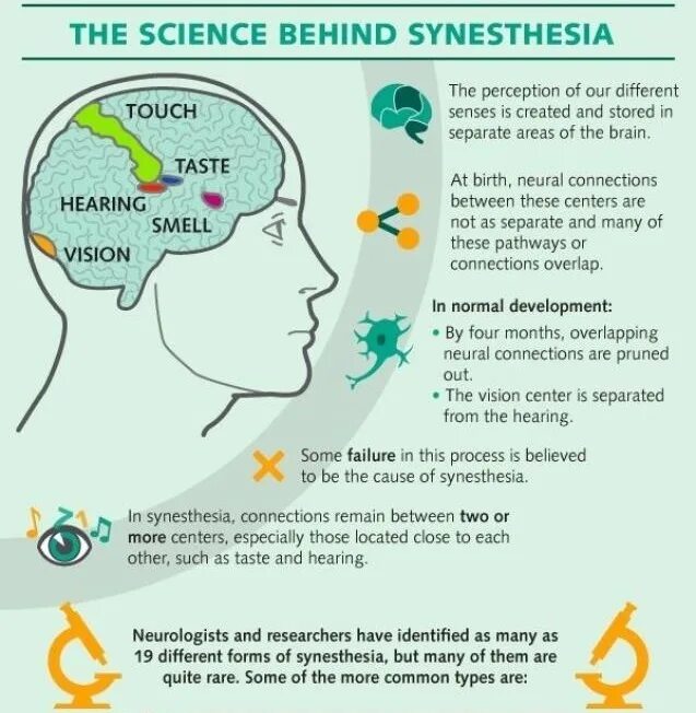 Separate area. Синестезия примеры. Синестезия ощущений в психологии. Примеры синестезии в психологии. Синестезия схема.