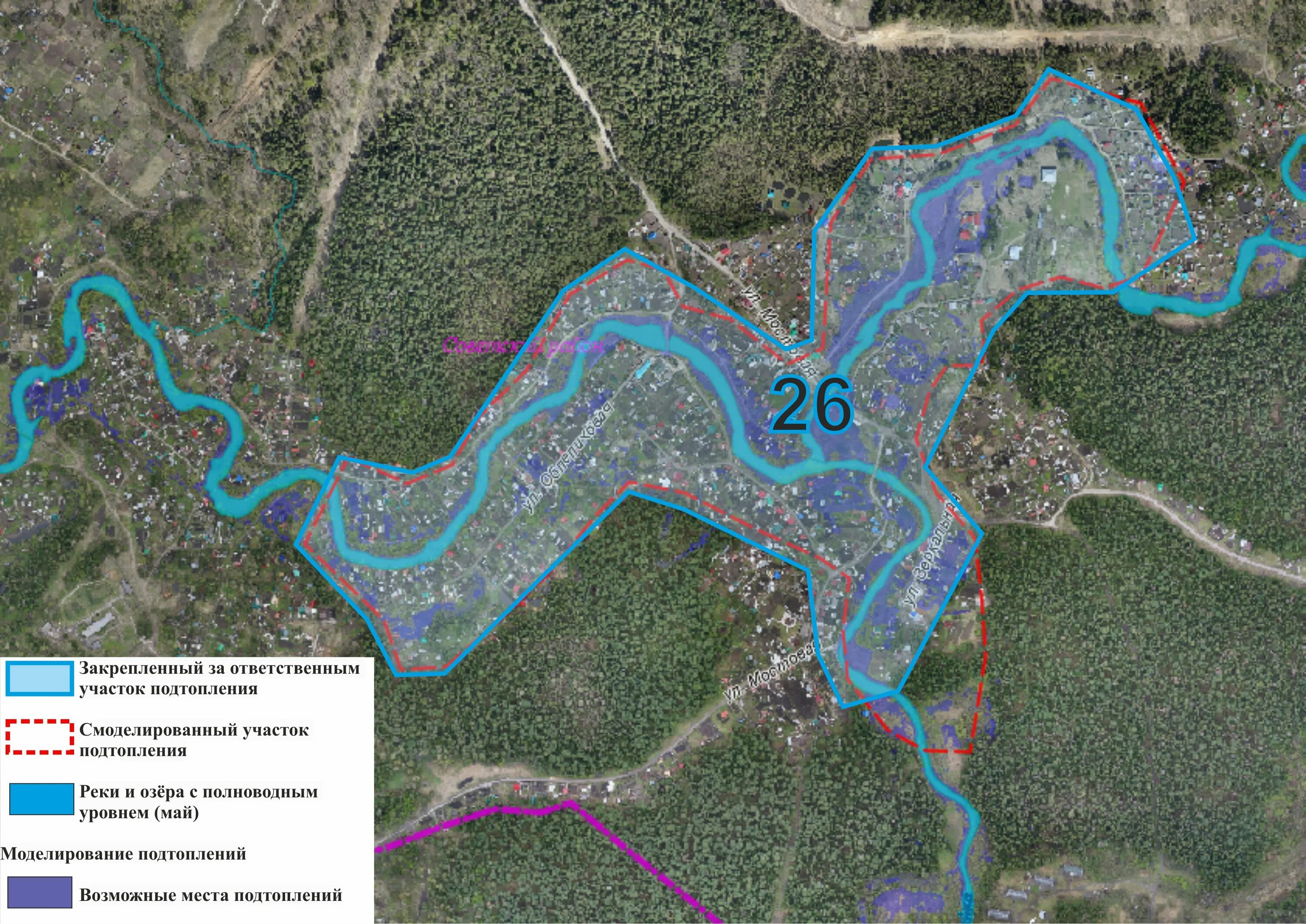 Какие участки подтоплены. Зона подтопления горячий ключ. Зона затопления. Зона затопления на карте. Зона затопления схема.