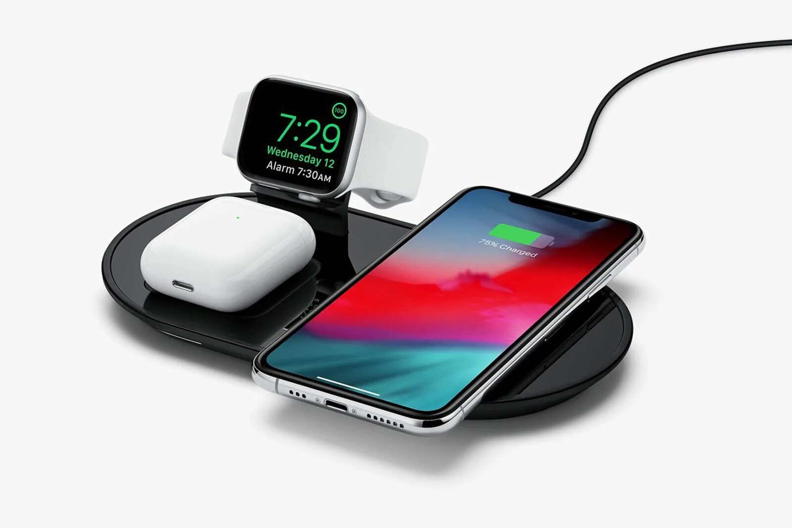 Беспроводная зарядная станция 3 в 1. Зарядка Аппле 3 в 1 Wireless Charger. Беспроводная зарядка 3 в 1 для Apple. Беспроводная зарядка AIRPOWER Wireless Charger. Mophie 3-in-1 для беспроводной зарядки.