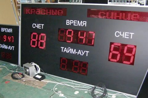 После замены табло