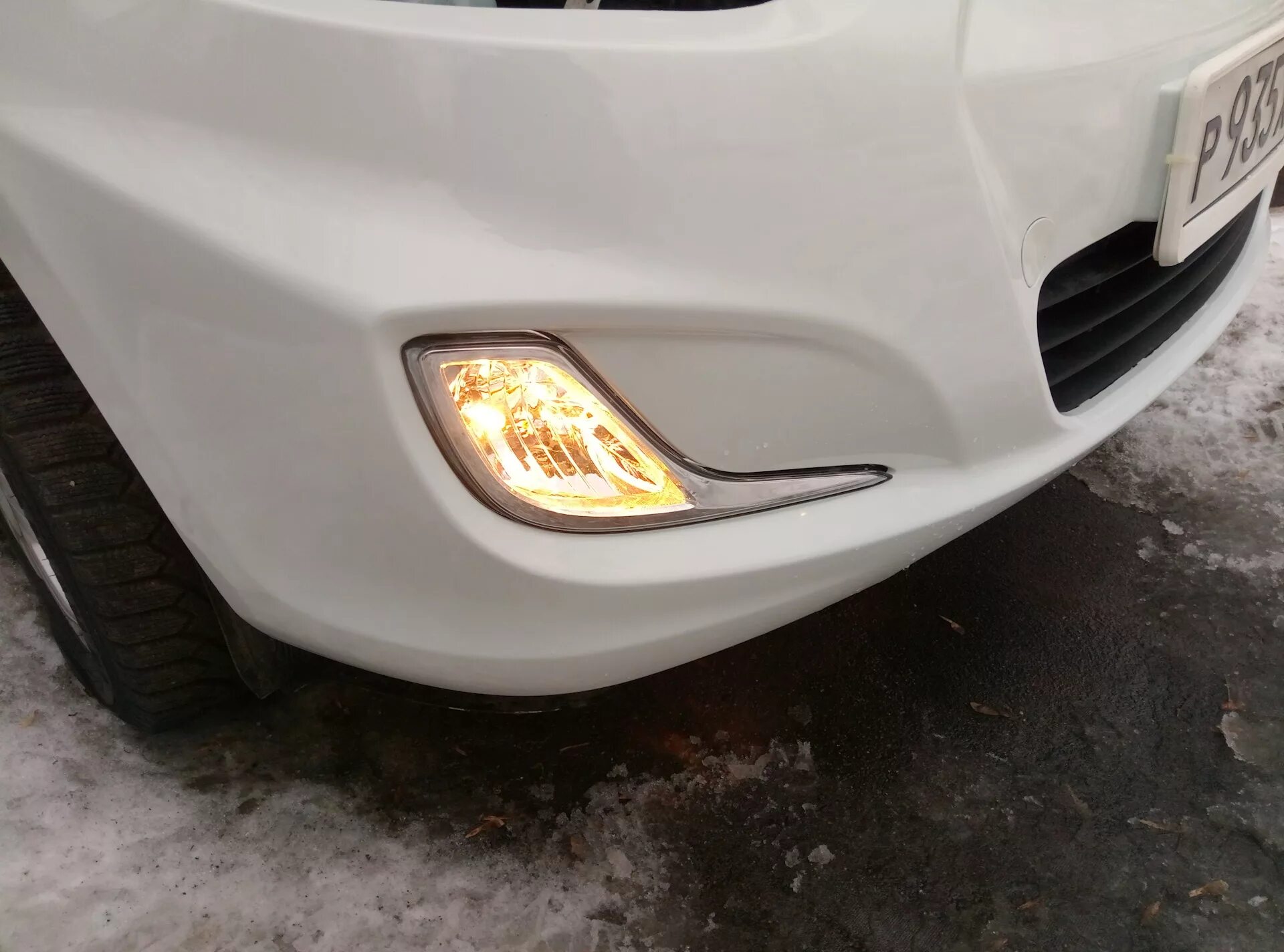 Лампы ПТФ - Hyundai Solaris, 1,6 л, 2013 года аксессуары DRIVE2