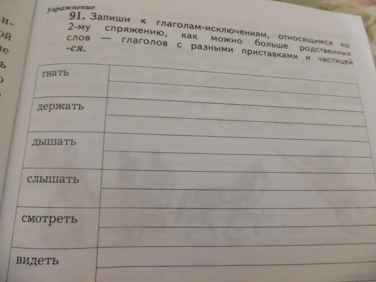 Родственные слова с приставками. Родственные слова к глаголам исключениям. Гнать родственные слова. Глаголы исключения с приставками. Большое слово глагол