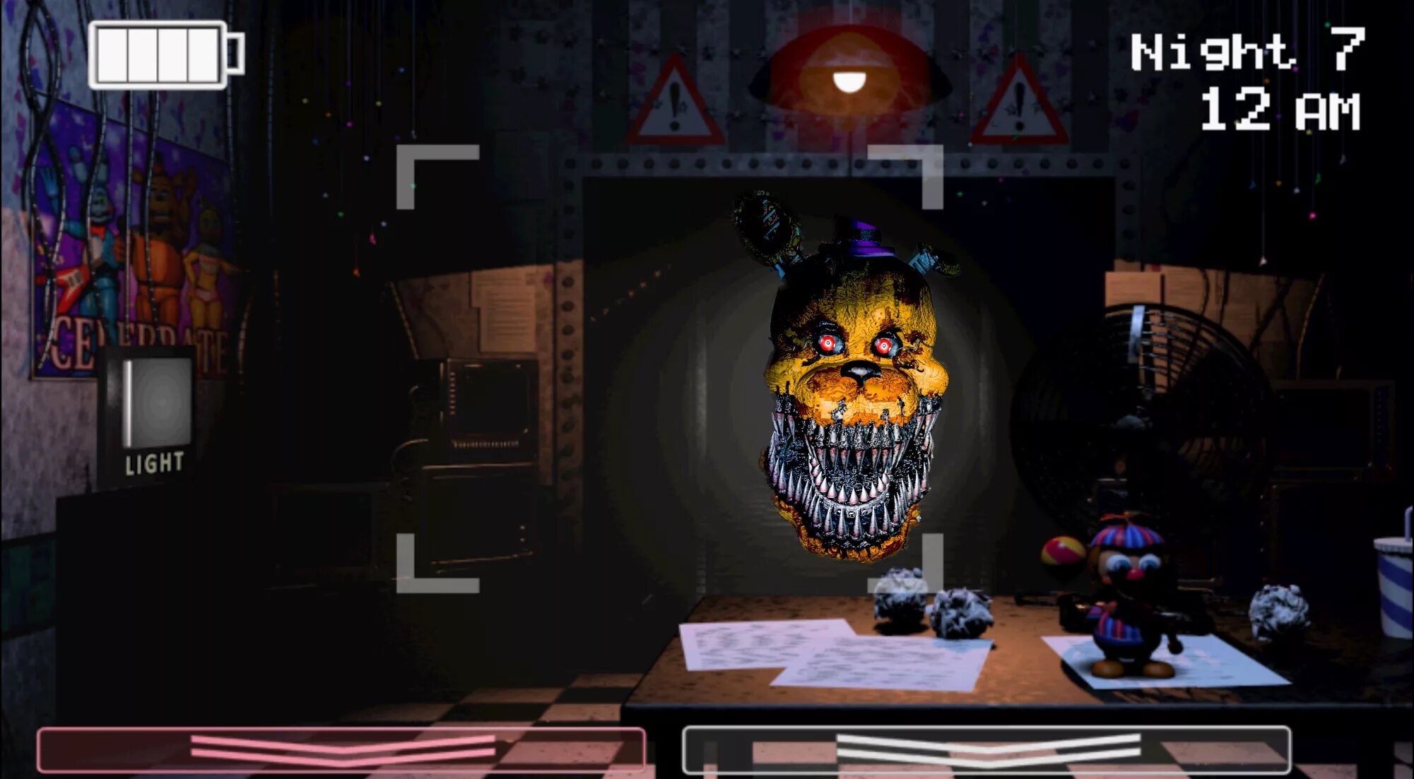 Ночь первая игра. Фредди лобби 1фнаф. Five Nights at Freddy's камеры. ФНАФ ночь 2. ФНАФ 2 6 ночь.