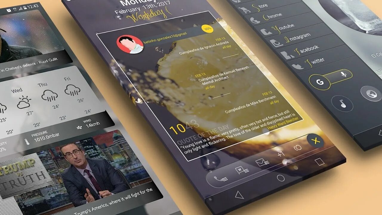 Edge ui for klwp. Edge ui for klwp