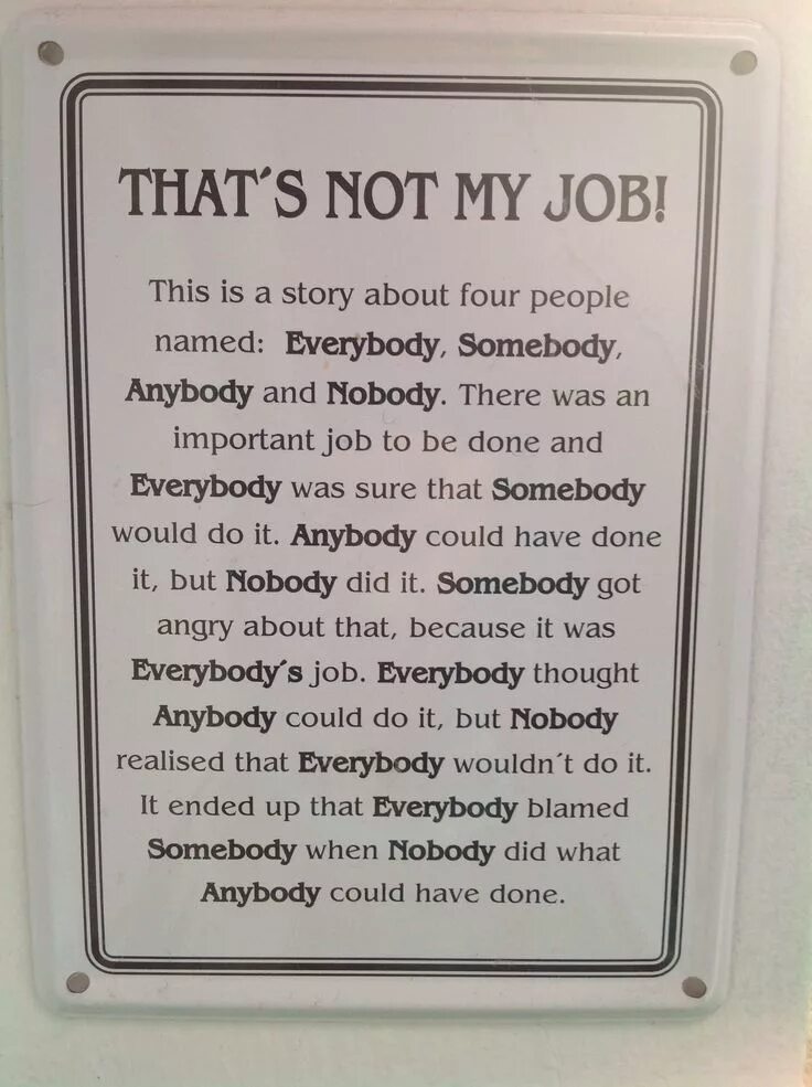 My name is but everybody. Job story примеры. somebody anybody nobody everybody. somebody anybody nobody everybody правило. стих nobody anybody.