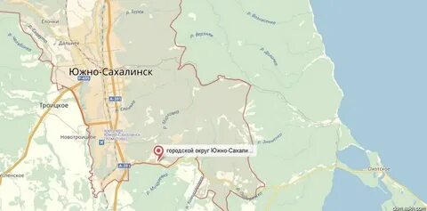 Карта южно сахалинска с улицами домами