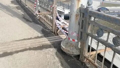 Гагаринский мост закрыли