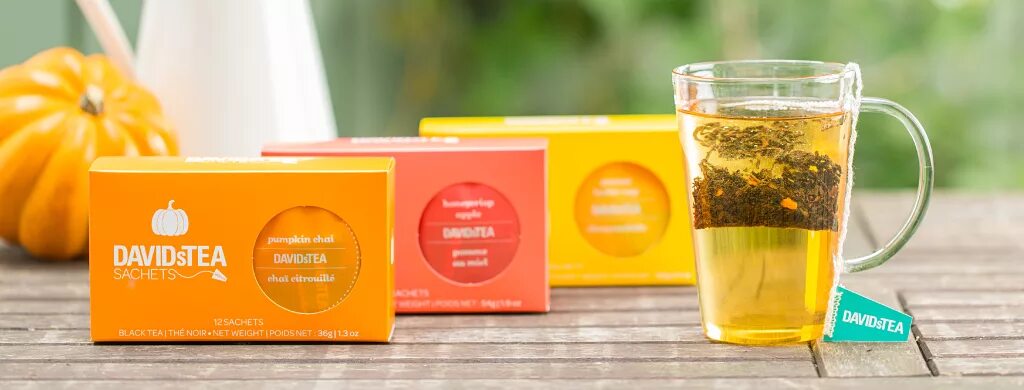 And that s the tea. Davids tea. чай в новой зеландии. tea in sachets.