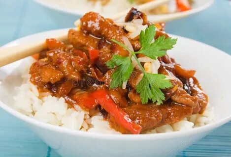 Свинина по азиатски с овощами