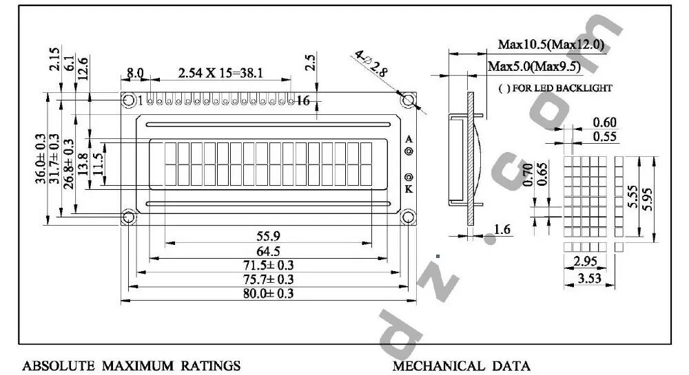 Lcd дисплей размеры. Lcd1602 lcd1602. lcd 1602 чертеж. дисплей 1602 габариты. lcd 1602 габариты.