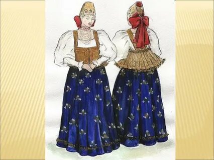 Народные костюмы и инструменты
