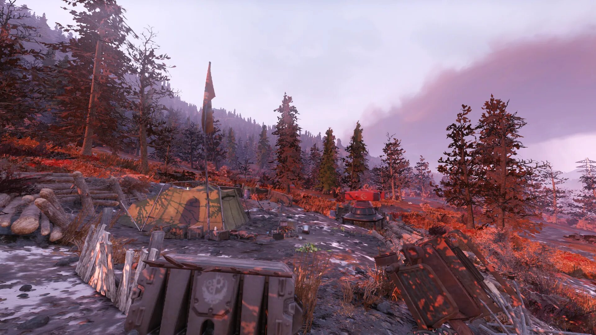 Торн fallout. Фоллаут 76 локации. фоллаут 76 природа. fallout 76 стартовая локация. fallout 76 пещера хоупвелл.