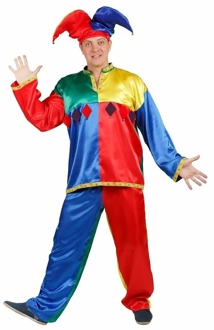 петрушка взрослый. костюм петрушка 7005 батик. костюм карнавальный скоморох карнавалия. костюм скоромохп для взрослого. петрушка взрослый.