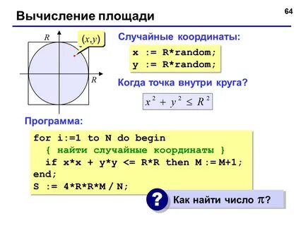 Метод вычисления координат