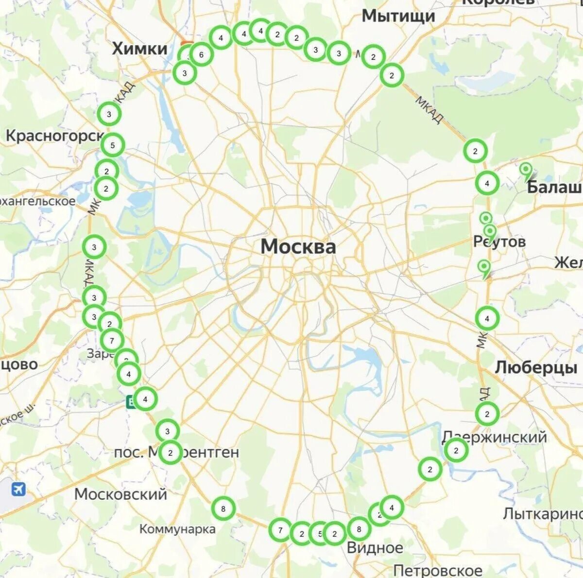 Можно ездить по московской области