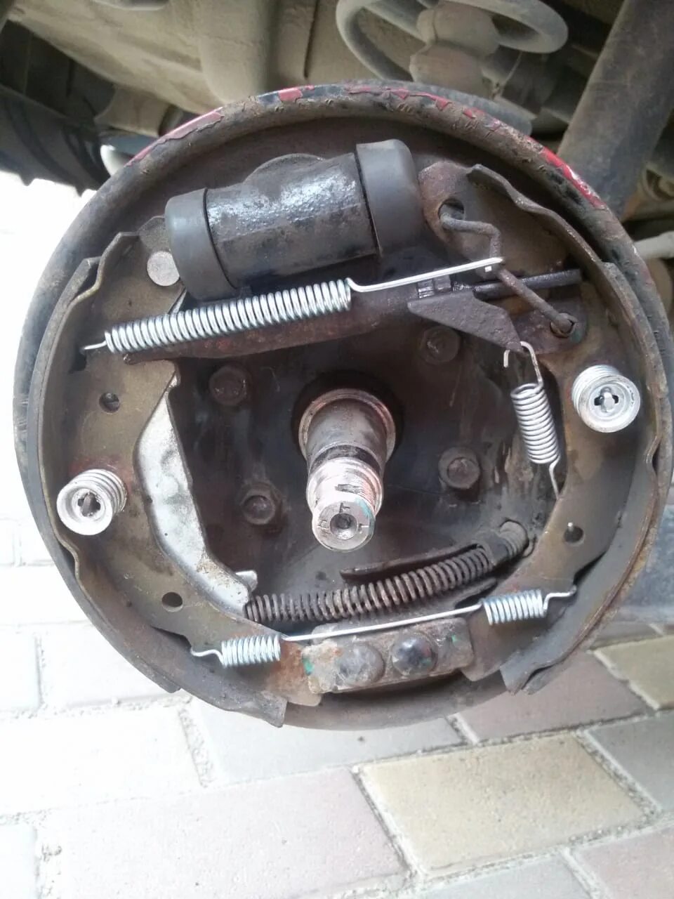 Задние колодки - Daewoo Matiz (M100, M150), 0,8 л, 2012 года расходники DRIVE2