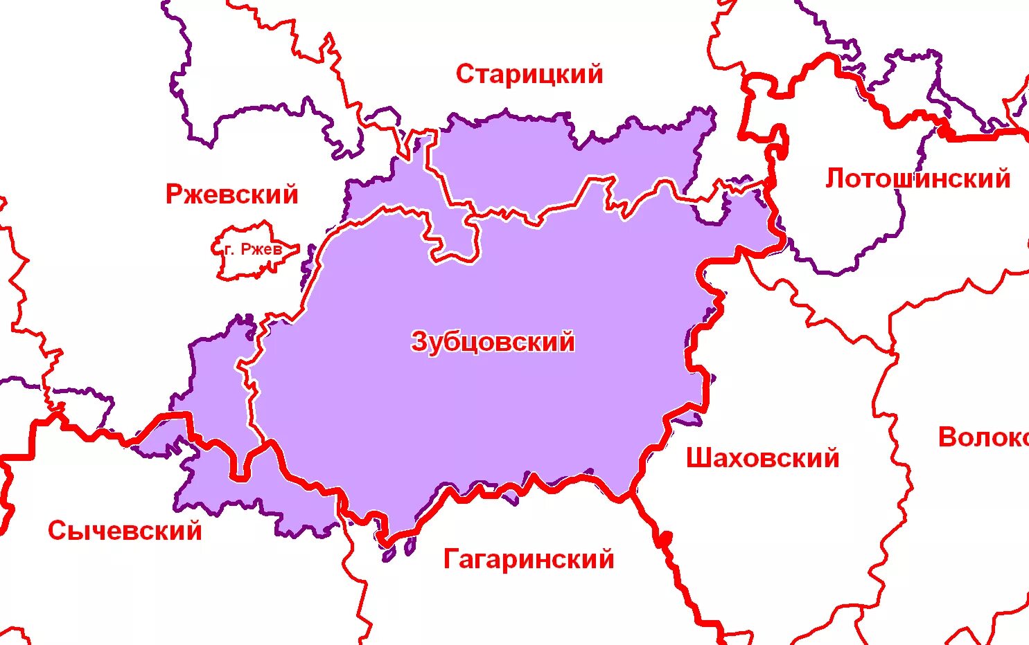 Зубцовском районе ржев