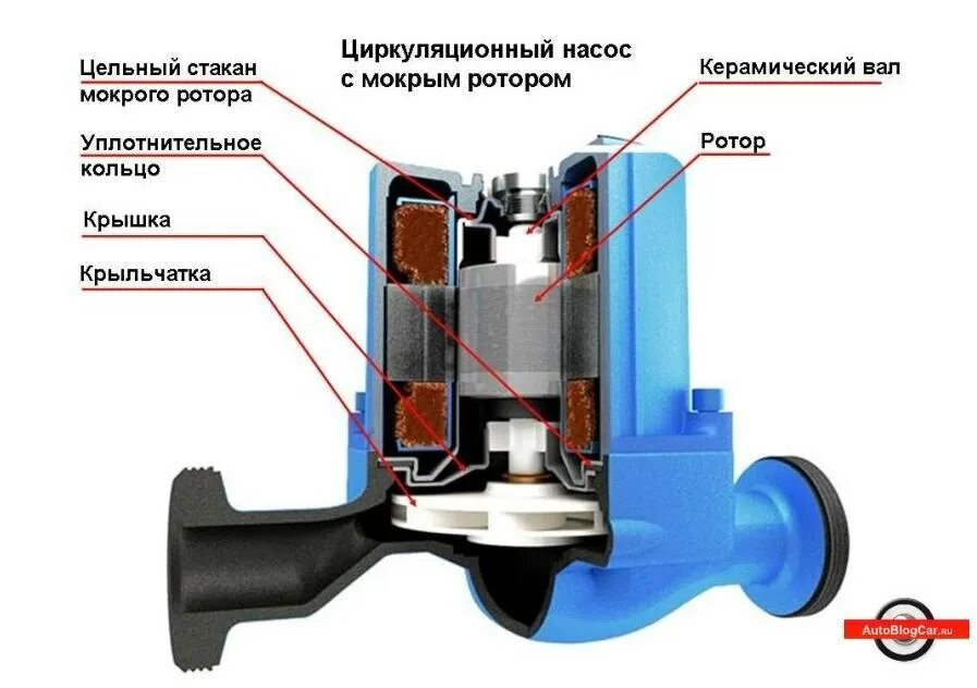 Почему нельзя насос. Насос циркуляционный Wilo принцип действия. Конструкция циркуляционного насоса с мокрым ротором. Ротор мокрый для циркуляционного насоса Wilo. Насос с мокрым ротором Грундфос.