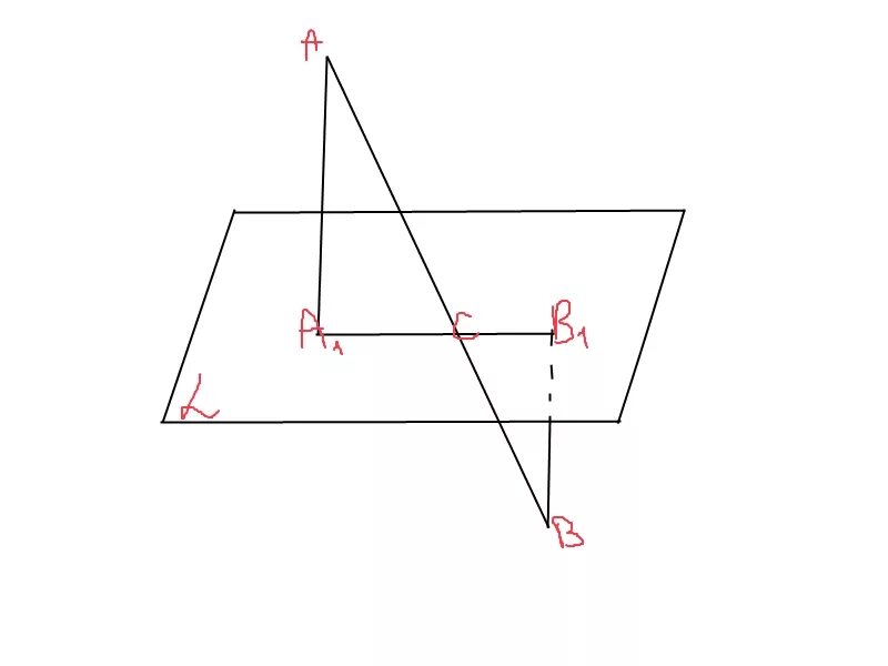 Прямые перпендикулярные плоскости аа1 и вв1. А пересекает плоскость Альфа. Отрезок АВ пересекает плоскость Альфа. Отрезок АВ пересекает плоскость Альфа в точке с.