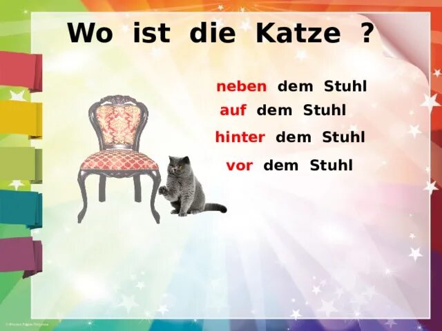 Детский сад die Katze. Иностранные Test 5 класс 1 die Katre iet unter dem t Iech. Wo ist die Katze картинки для детей. Got ist die Katze картинка.