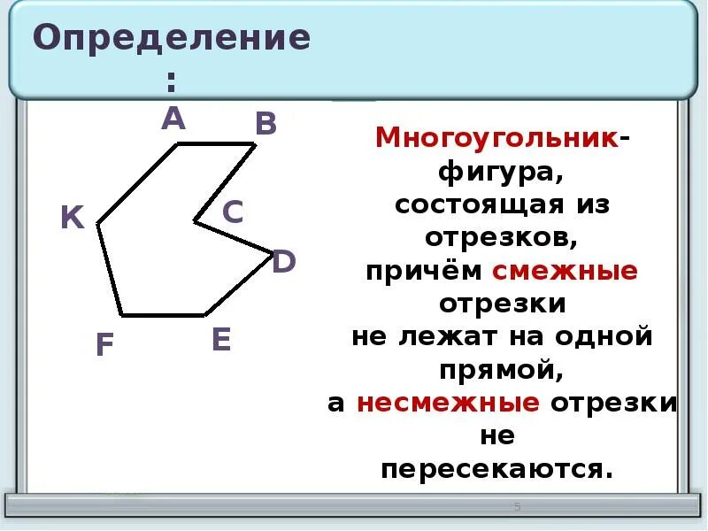 Внешним углом многоугольника называется. Несмежные отрезки это. определение многоугольника. фигура многоугольник. смежные отрезки многоугольника это.