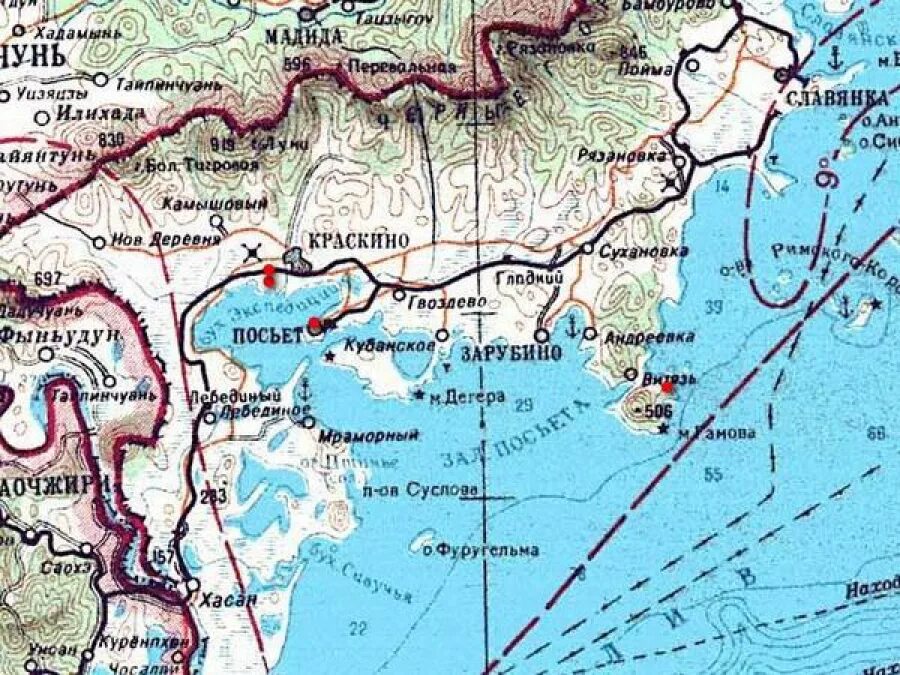 Карта хасанского района приморского края. Приморье Хасанский район карта. Хасанский район Приморский край на карте. Карта Хасанского района с бухтами. Хасан Приморский край на карте.