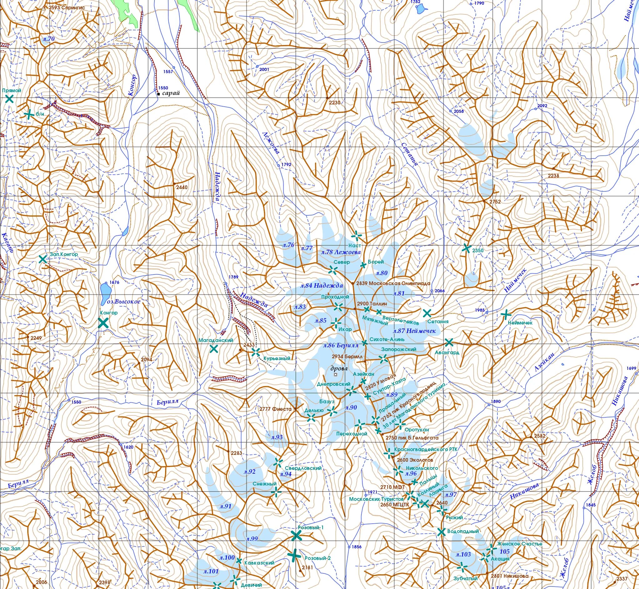 Сунтар хаята на карте. Сунтар хаята на карте