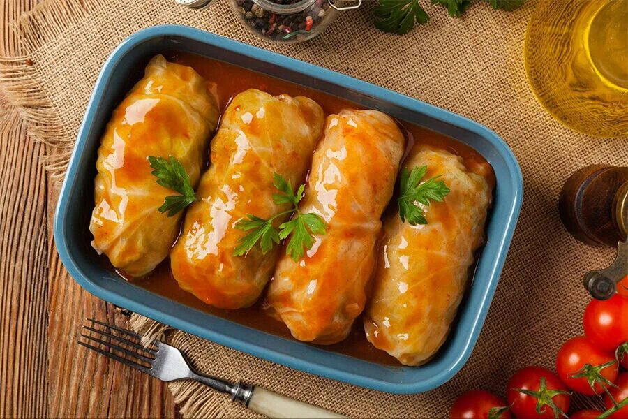 Блины "а-ля голубцы" - простой и вкусный рецепт с пошаговыми фото