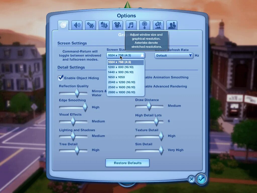 Как выключить симс 3. Симс 3 главное меню. the sims 3 меню. симс 3 базовые города. симс 3 настройки графики.
