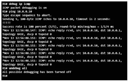 Icmp code. Icmp-флуд. icmp. no debugging possible on.