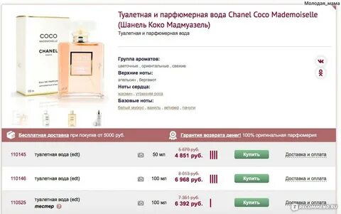 Оригинал парфюм интернет магазин